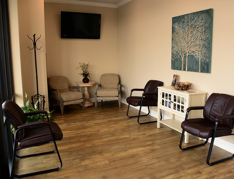 Abingdon dental office waiting area