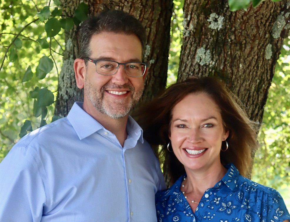 Doctor Steven Amburgey and his wife