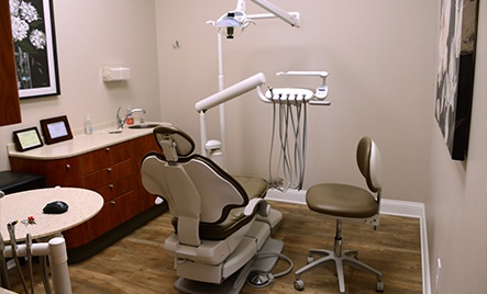 Dental exam chair